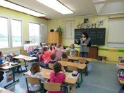 Návštěva předškoláků v ZŠ Čachovice